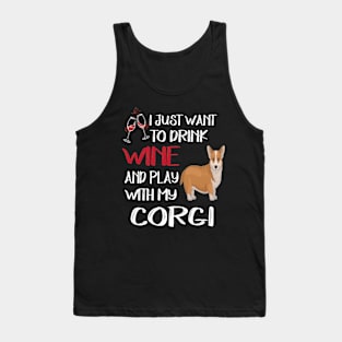 I Want Just Want To Drink Wine (79) Tank Top